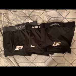 Nike Pro (1 regular, 2 Purdue edition)